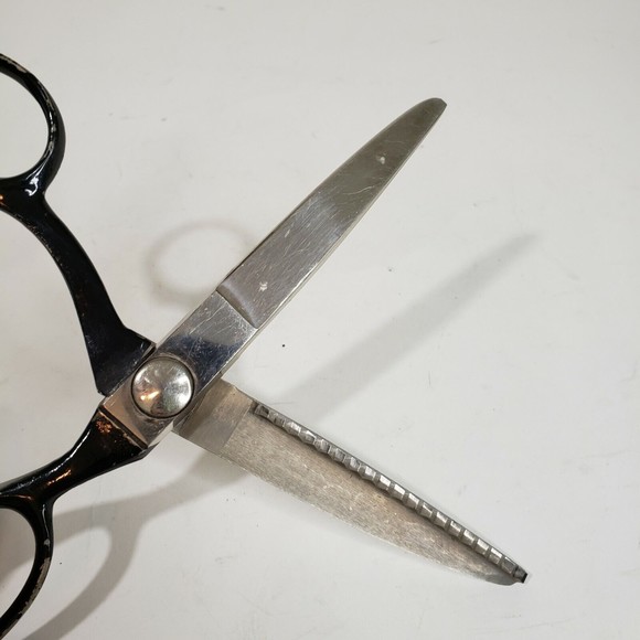 WISS Pinking Shears Scissors Sewing Vintage Newark NJ USA Patent 1959190 1965443 - Picture 4 of 4